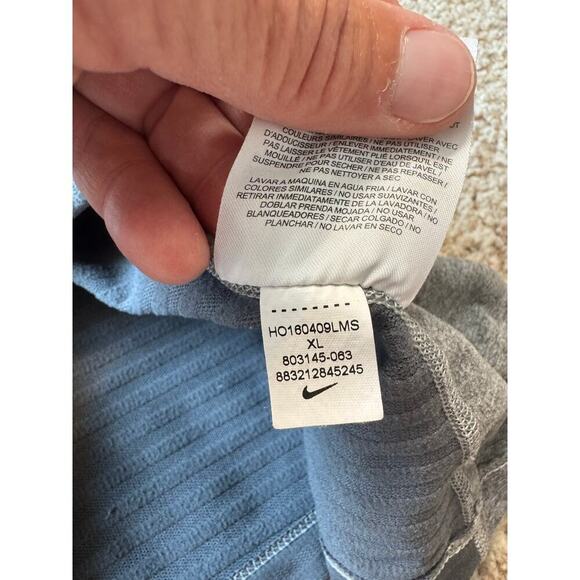 NIKE PRO Gray Dri-fit 1/4 zip pullover lightweight jacket, size Women's XL - Picture 11 of 11